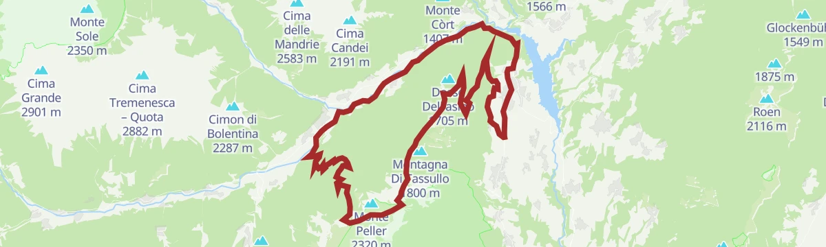 Route map: Peller Gravel